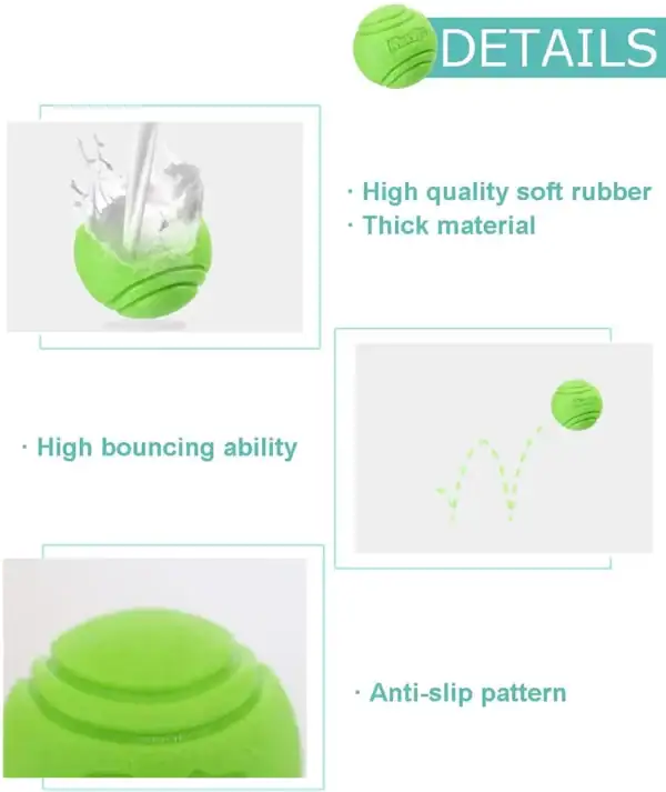 Indestructible Bouncy Rubber Dog Ball - Image 10