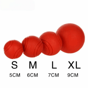 Red Resilient Dog Ball