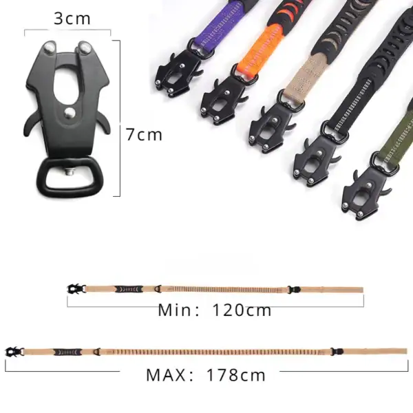 Heavy Duty Tactical Bungee No-Pull Lead for Big Dogs - Image 5