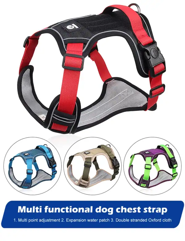 Tactical Reflective Dog Harness - Image 8