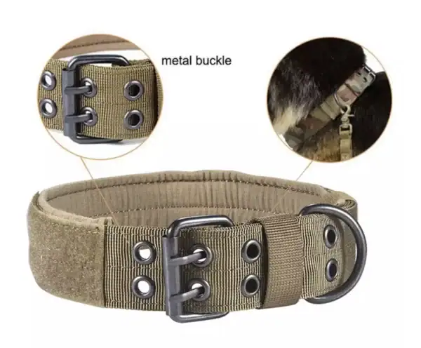 Heavy Duty Tactical Reflective Dog Collar - Image 13