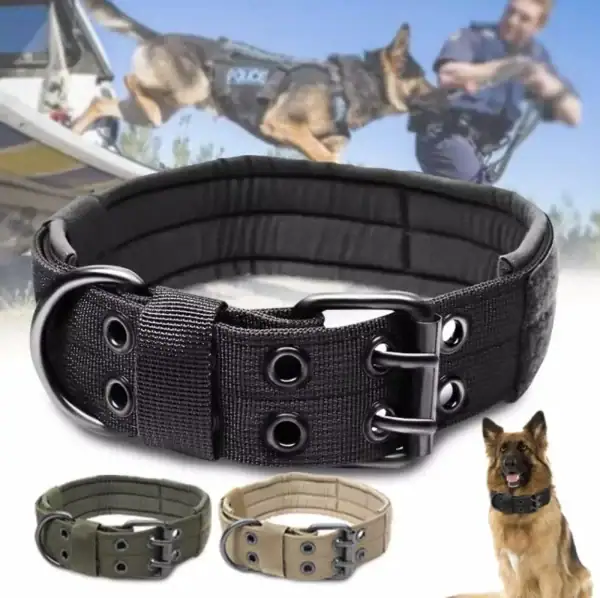 Heavy Duty Tactical Reflective Dog Collar - Image 8