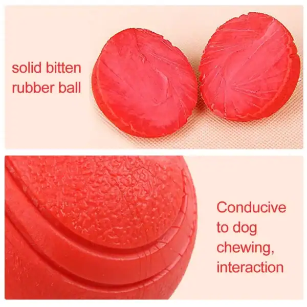 Red Resilient Dog Ball - Image 2