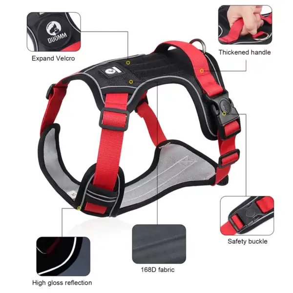 Tactical Reflective Dog Harness - Image 2